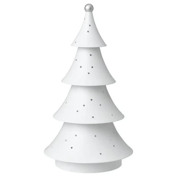 STRÅLA Lámpara mesa LED, árbol metal/a pilas, 18 cm
