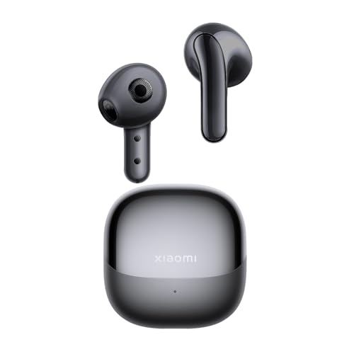XIAOMI Buds 5 – Auriculares inalámbricos, cancelación Activa de Ruido, Harman Audio EFX, Hi-Res, diseño ergonómico, hasta 30 Horas de batería, Negro (Versión ES)