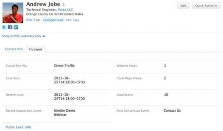 nimble, un CRM muy social y en la nube