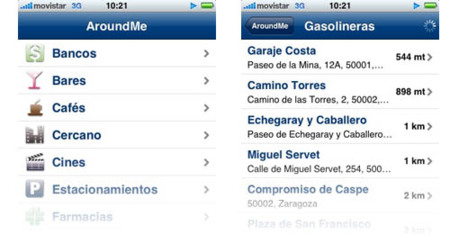 AroundMe, conoce toda la información que te rodea desde tu iPhone
