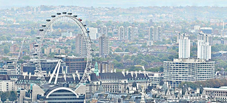 Los 320 Gigapíxeles de una gran panorámica esférica de la ciudad Londres