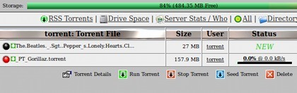 TorrentFlux: un cliente BitTorrent en el lado del servidor
