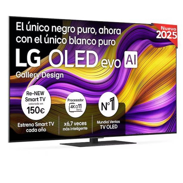 Smart TV LG OLED evo AI G5 65 pulgadas 4K 2025
