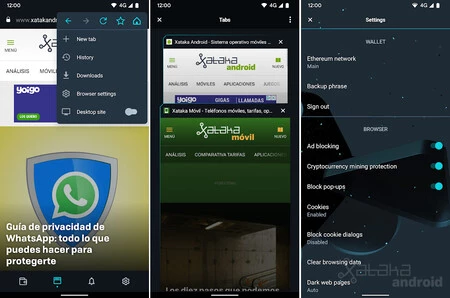 Opera 暗号ブラウザ