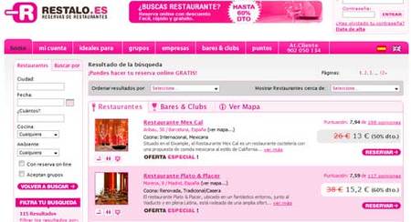 Restalo, reserva online con descuento en restaurantes