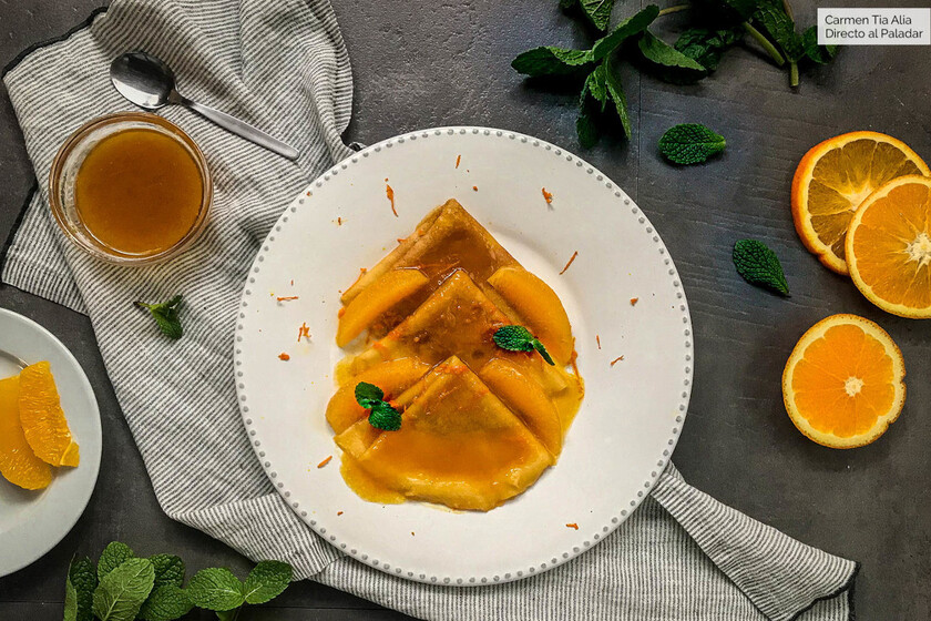 Receta de crêpes suzette un postre legendario, mucho más fácil de