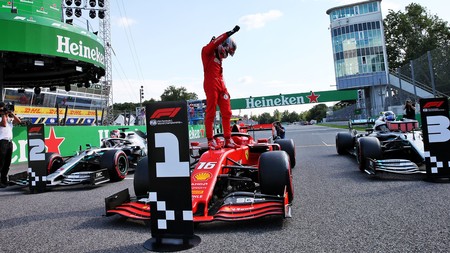 Leclerc Monza F1 2019