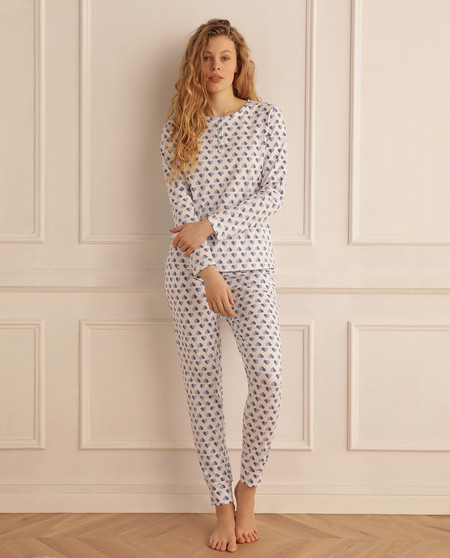 Pijama completo de mujer Summer Memories corazones