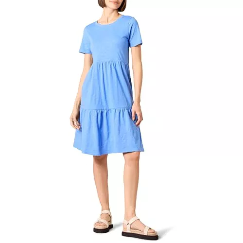 Amazon Essentials Vestido Escalonado de Manga Corta