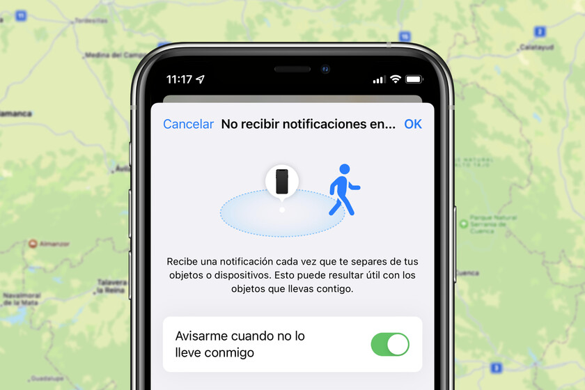 Ey, que te dejas el iPhone! Cómo configurar las alertas de iOS 15 para  cuando dejamos algún dispositivos atrás