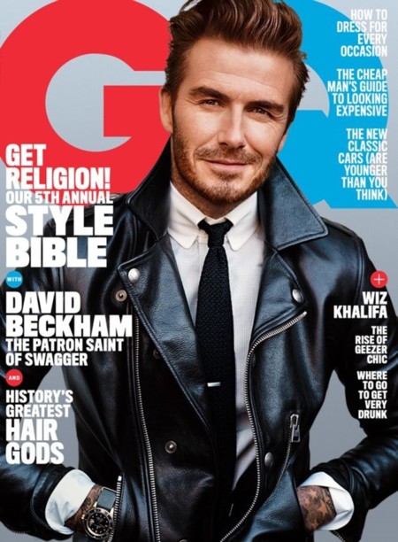 A David Beckham todo le sienta bien en la doble portada de GQ