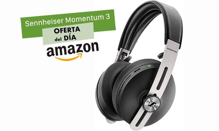 Sólo hoy en Amazon, los auriculares inalámbricos con cancelación de ruido Sennheiser Momentum 3 te salen 120 euros más baratos que en otras tiendas