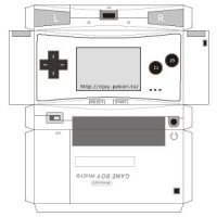 Gameboy Micro de papel