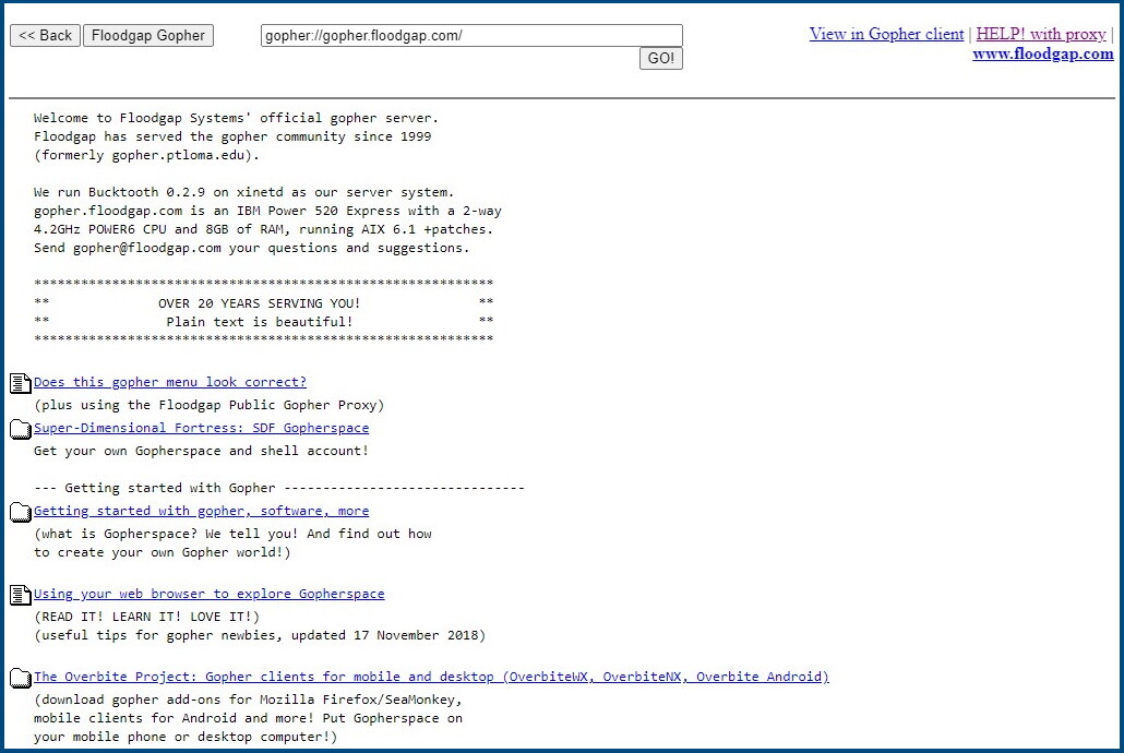 The History Of Gopher, The Protocol That Dominated The Before