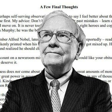 La carta de despedida de Warren Buffett: así fue el adiós de uno de los inversores más grandes del mundo