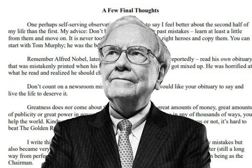 La carta de despedida de Warren Buffett: así es el adiós de uno de los inversores más grandes del mundo