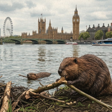 Desde los años 70, cada vez que llueve fuerte el oeste de Londres se inunda sin que nadie pudiera hacer nada. Hasta que, en 2023, aparecieron los castores 