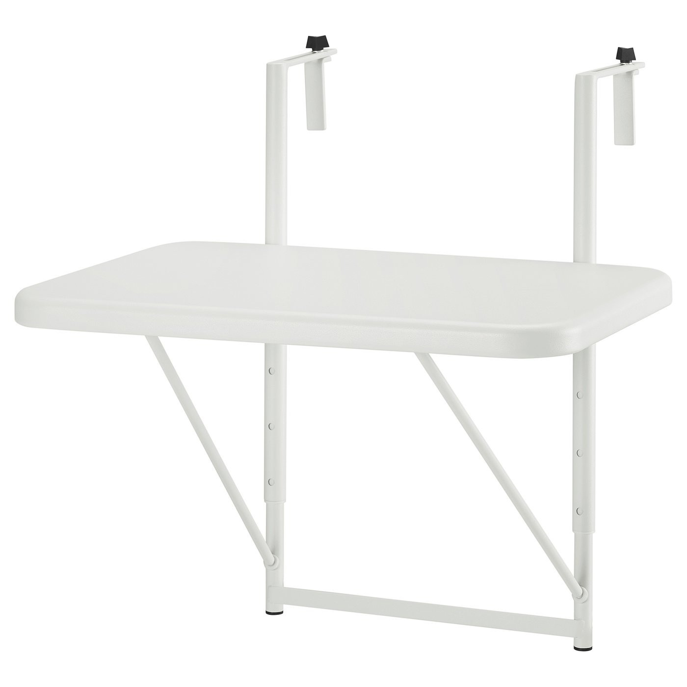 TORPARÖ - Mesa de terraza, blanco, 50 cm