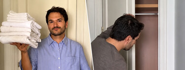 Álvaro Toledo, experto en decoración: "Así aproveché este armario pequeño de mi casa con papel pintado para convertirlo en uno para toallas y sábanas" 
