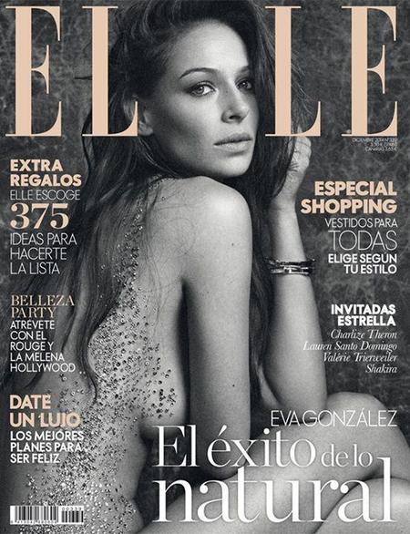 Y la portada navideña de Elle cargada de Swarovski es para...