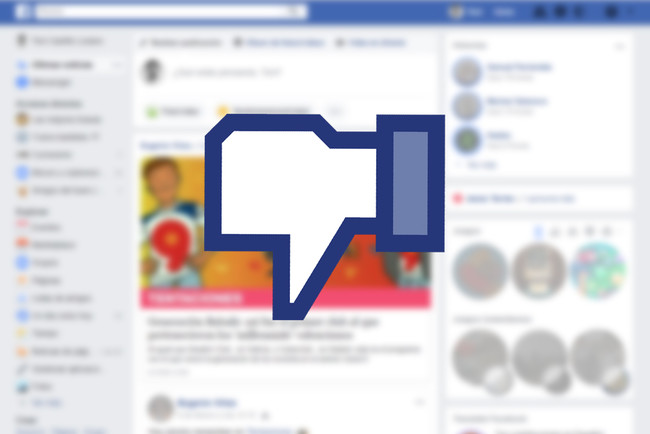 Voto Negativo No Me Gusta Boton Facebook