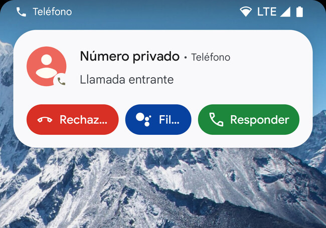 Filtro Llamadas Asistencial