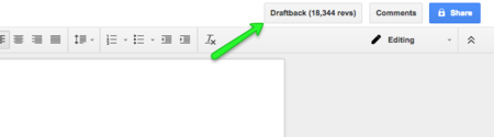 Draftback Revisiones
