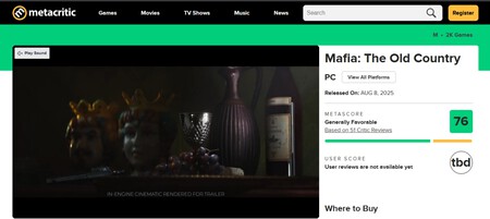 Mafia The Old Country Metacritic