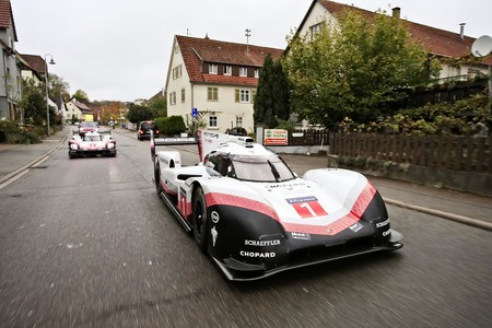 Porsche saca los LMP1 de paseo por Alemania para despedir un año de récords