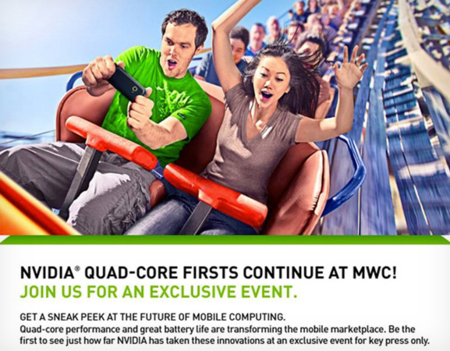 NVIDIA confirma un teléfono con Nvidia Tegra 3 para el Mobile World Congress