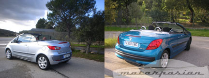 Comparativa: Colt CZC 1.5 16v contra 207 CC 1.6 VTi (parte 3)