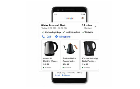 Google Shopping ahora te muestra los productos a la venta en tiendas cercanas con una interfaz similar a la de Maps