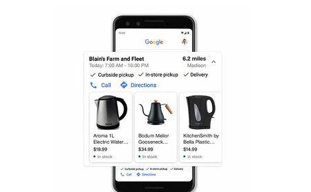 Google Shopping ahora te muestra los productos a la venta en tiendas cercanas con una interfaz similar a la de Maps