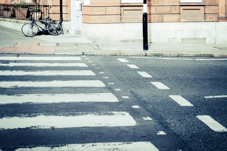 Ed Bicicleta Pasos Peatones