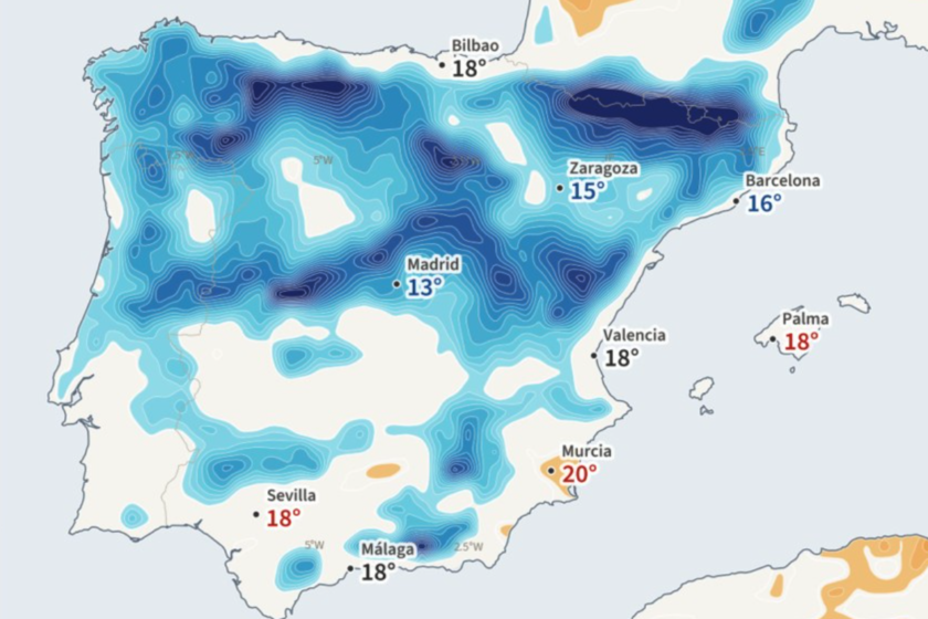 Tras el abril más caluroso desde que hay registros, AEMET ya prevé el siguiente cambio: días de "ambiente invernal"