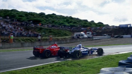 Villeneuve Schumacher Jerez F1 1997