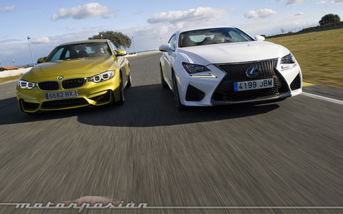 Lexus RC F contra BMW M4 Coupé, comparativa (parte 3)