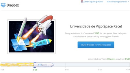 Dropbox va a por los universitarios ofreciendo 25Gb de espacio extra