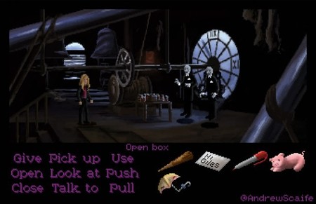 Así sería Buffy si fuera una aventura gráfica de LucasArts