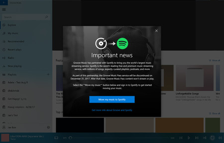 Groove Music A Spotify