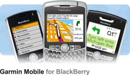 Garmin da su software de navegación a las Blackberry