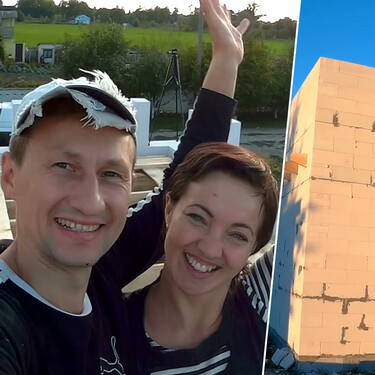 Los vecinos se burlaban de ellos, pero con sus propias manos y materiales económicos, una pareja logró construir una casa de 59 metros cuadrados