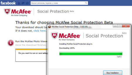 McAffe Social Protection te ayuda a mantener el control de tus fotos en Facebook