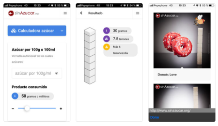 Sinazucar.org estrena app para que puedas contar terrones de azúcar desde tu móvil