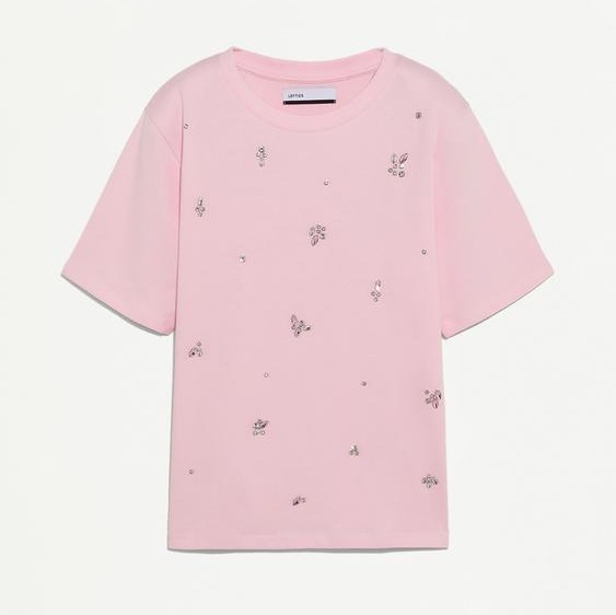 Camiseta apliques joya

