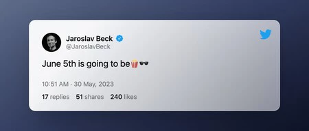 ヤロスラフ・ベックによるツイート