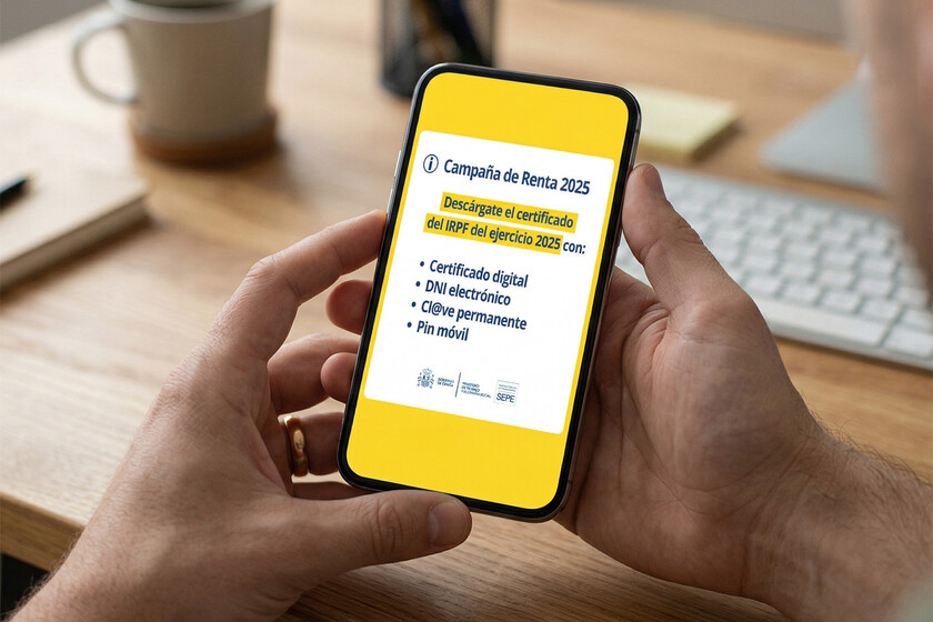 Los certificados del SEPE para la Renta 2025 ya están listos. Y sólo necesitas tu móvil para descargar el tuyo