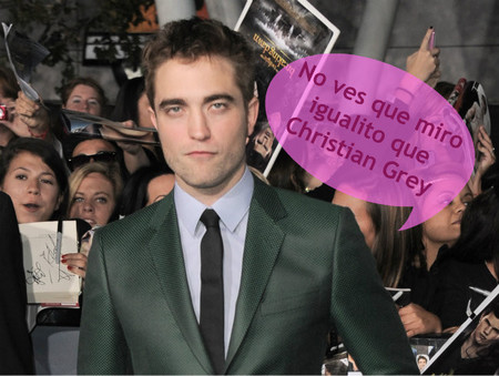 Robert Pattinson ¿intentas camelarte a la escritora de 'Cincuenta Sombras de Grey'?