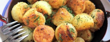 Bolitas de patata al estragón para acompañar los platos de pescado, la mejor receta de guarnición