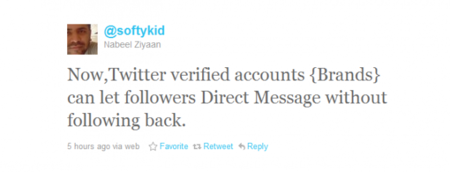 Twitter ahora permite a las cuentas verificadas recibir DM de usuarios que no les sigan